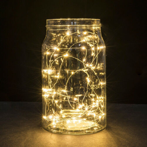 LED String Copper Wire Fairy Lights Battery USB 12V Xmas Party Fairy Decor Lamp - Picture 5 of 20