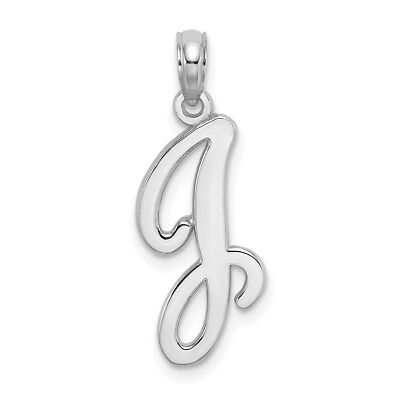 Lex & Lu 10k Weißgold Poliert J Skript Initial Charm