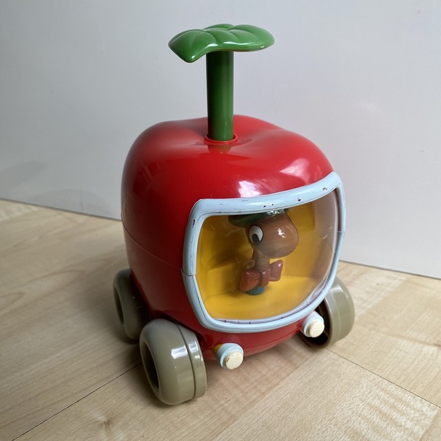 1995 TOMY Richard Scarry Busytown LOWLY WORM Push N Go