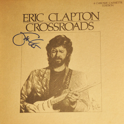 Eric Clapton Signed Vinyl Clapton Autographed Record Crossroads