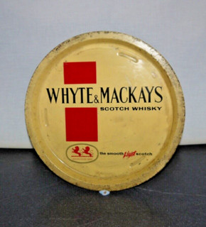 rare Vintage Beer Tray Whyte&mackays whisky