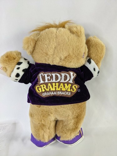 Applause Teddy Grahams Bär Plüsch 10,5 Zoll Applause 1990 Werbung Tasche Stofftier - Bild 7 von 10