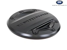 2016-2023 Chevrolet Camaro Fuel Door 23506590 Black w/ Gloss Black Inserts OEM