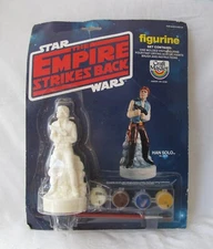 Vintage 1981 CRAFT MASTER Star Wars ESB Paint by Number Vinyl Figurine HAN SOLO