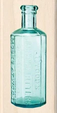 Inkadinkado Wood Stamp, Bitters Bottle