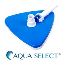Aqua Select Triangular w/ Swivel Swimming Pool Vacuum Head With Brushes
