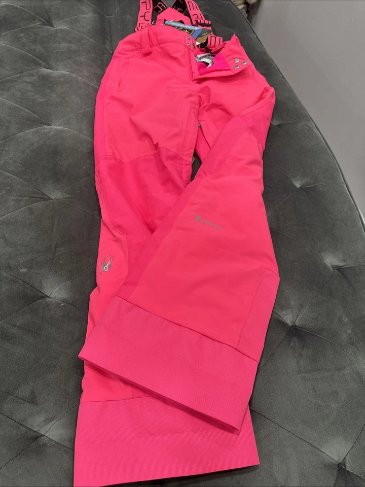 Pantalones/babero Spyder Valor GORE-TEX - Niñas - Talla:16 Foto 4 de 4