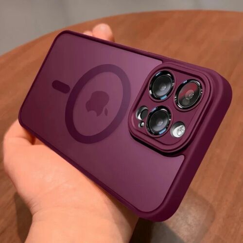 High Quality Translucent Magnetic Case For iPhone 16 15 14 13 12 11 Pro Max Plus - Photo 23 sur 24