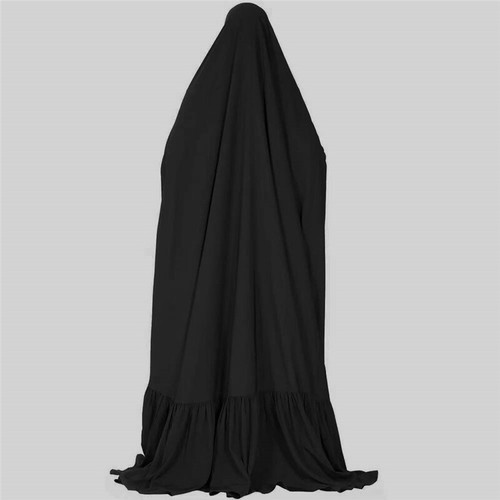 Muslim Women Khimar Overhead Hijab Burqa Prayer Dress Islamic Abaya Dubai Kaftan - Picture 5 of 48