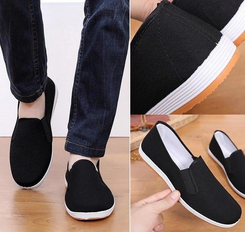 Zapatos deportivos chinos tradicionales chinos de tela de algodón de kung fu para hombre Tai-chi arte marcial - Imagen 17 de 22