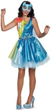Rainbow Dash Deluxe My Little Pony Movie Fancy Dress Halloween Adult Costume
