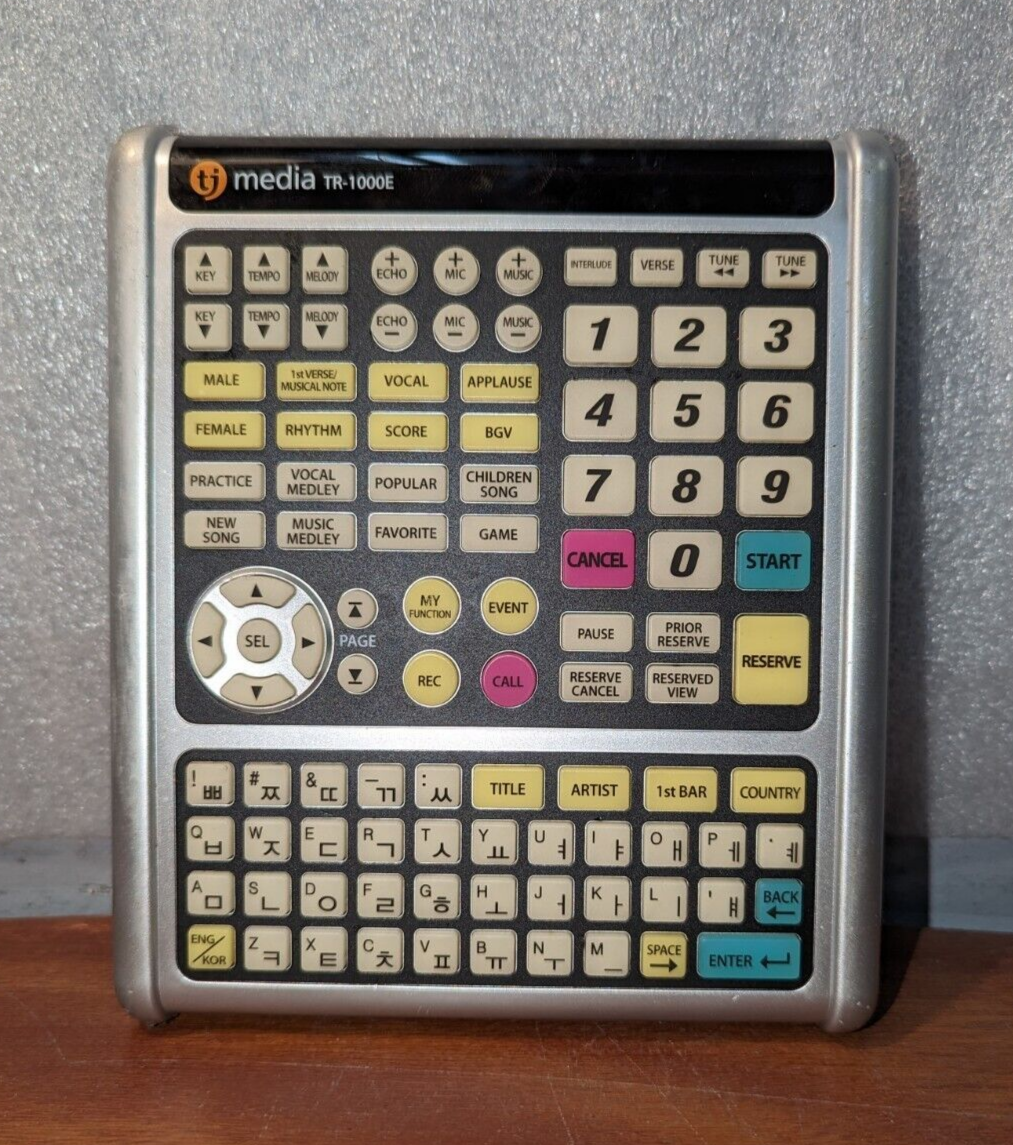 TJ Taijin Media Karaoke Machine Remote Controller TR-1000E, Pre