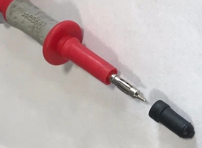 CALIBR8 GS38 Electrician Test Probe Tip Shrouds, Caps, Covers (x3), Fits Fluke, Megger