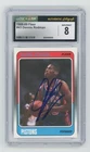 1988-89 Dennis Rodman Signed Fleer Card JSA CGC Certified Auto nm-mt 8