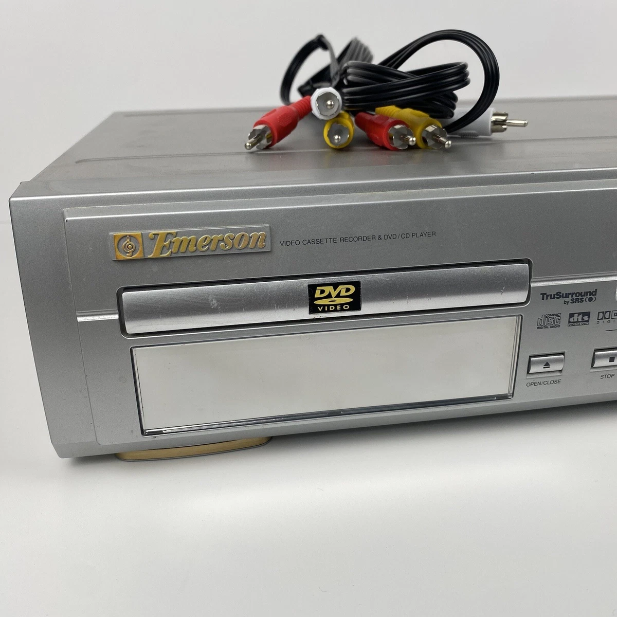Emerson EWD2202 DVD VCR Combo Video Cassette Recorder No Remote Tested