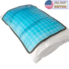 Cooling Gel Pillow Pad w Chill Gel Cells Cooling Mat For Hot Flashes, Dog & More