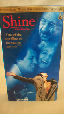 Shine (VHS, 1997) Geoffrey Rush, Lynn Redgrave