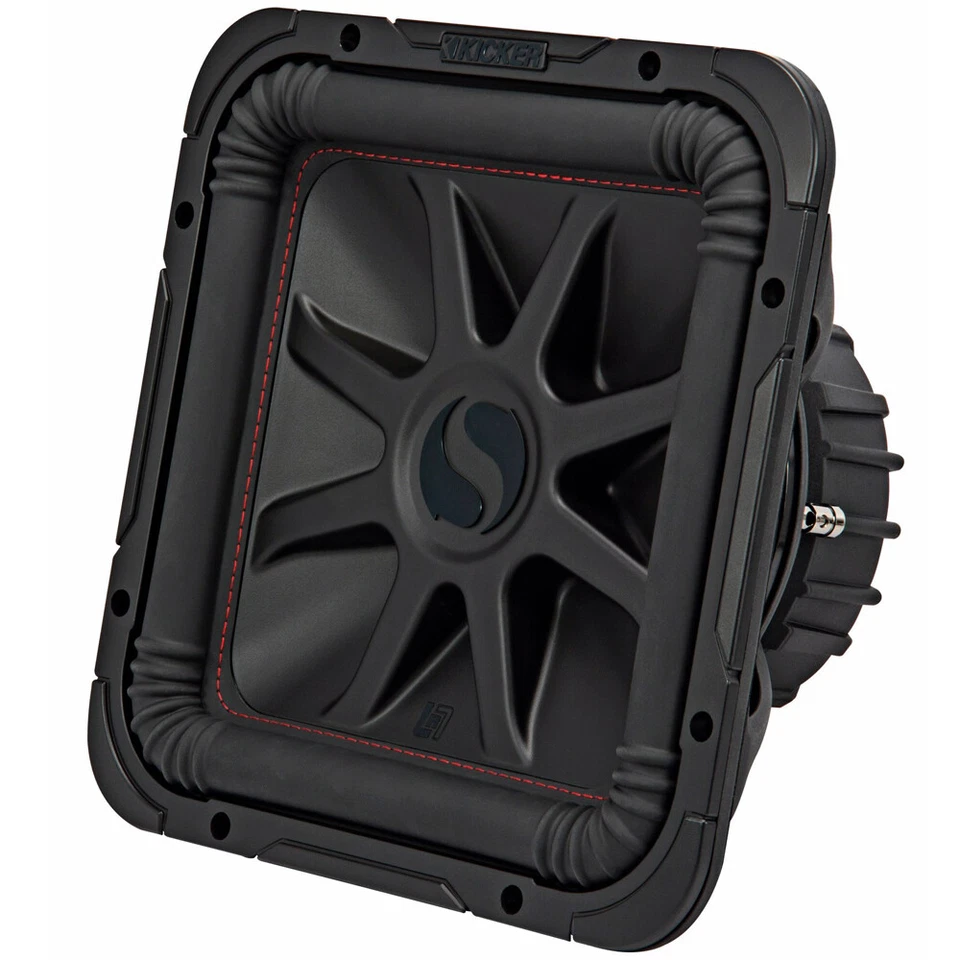 KICKER Solobaric L7R Woofer L7R122 - 30cm 2 x 2 Ohm Bass (12") Square Subwoofer - Bild 4 von 4