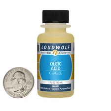 Oleic Acid / 1 Fluid Ounce Bottle / 100% Natural General Purpose Grade / Liquid