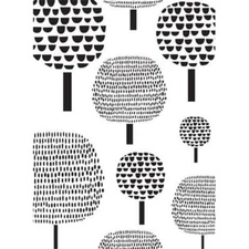 #328  Darice Embossing Folder Essentials  " DOT TREES BACKGROUND " 30023111