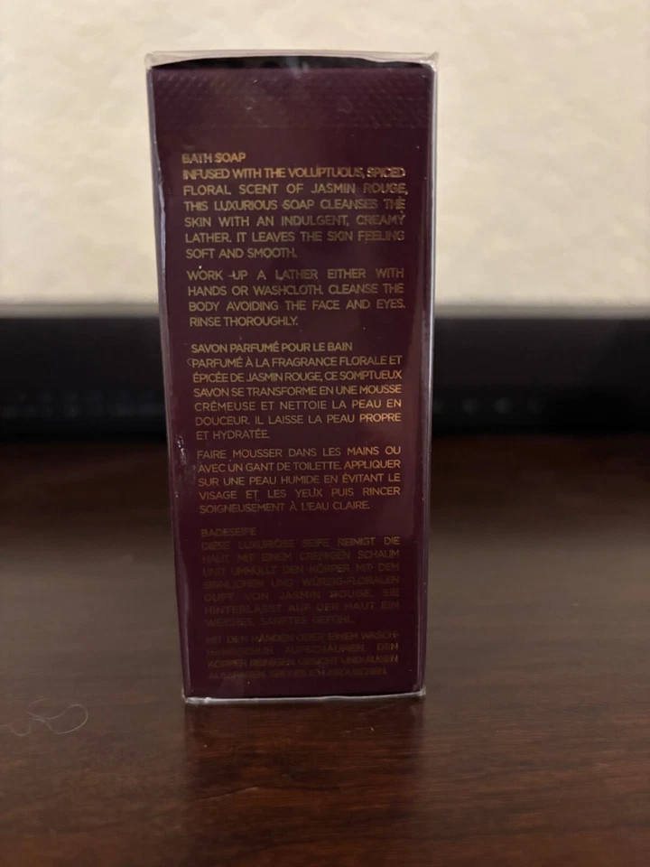 Barra de jabón de baño Tom Ford Jasmin Rouge 150G 5,2 OZ nueva ¡SELLADA! RARO Foto 3 de 3