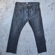 J Crew 484 Slim Jeans Men's 33x32 Gray Light Wash 100% Cotton Denim Pants