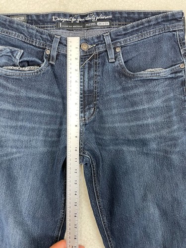 Jeans By Buffalo Men's Spencer Slim Straight Mid Rise Denim Blue 36W x 32L - Picture 6 of 12