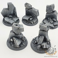 32mm jump flight resin Urban Rubble bases, horus heresy space marine chaos. 