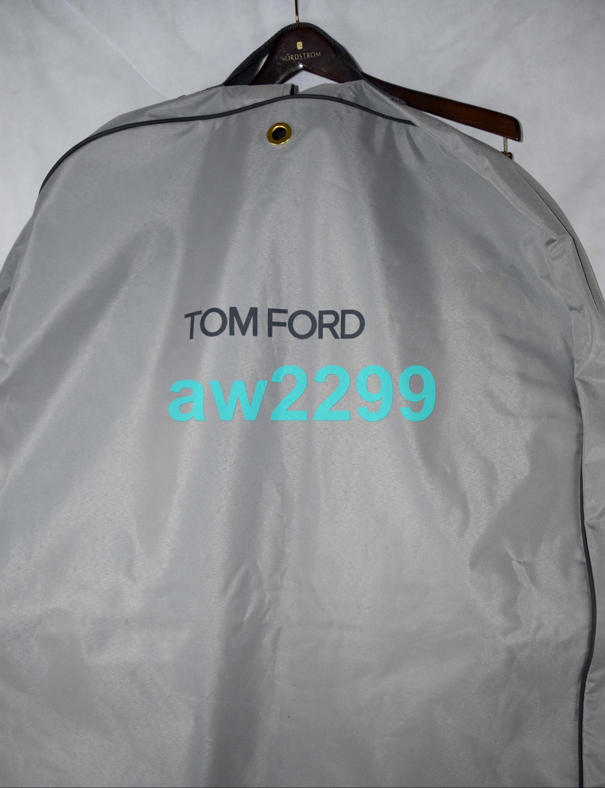 Tom Ford 100percent Wool Double-Breasted Belted Trench Coat with Hanger & Garment Bag image 10