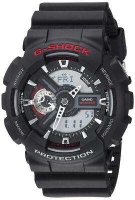 Casio Men's GA110-1A XL Series By G-Shock Classic Analog-Digital Black Watch