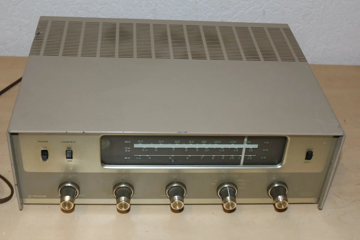 Pioneer Audiomaster FM - B100 Röhren Receiver AM/FM Tube Receiver Sehr Selten