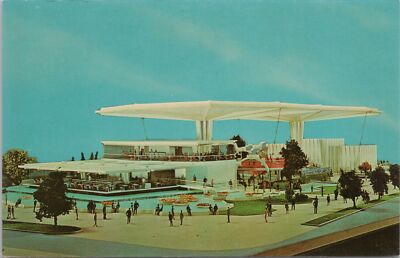 Theme Park~NY Worlds Fair 1964-65~Festival Of Gas Exhibit~Vintage Postcard
