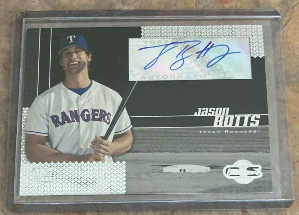 TOPPS COーSIGNERS autograph Jason Botts 2006 Topps Co-Signers Rookie Autograph RC Auto #105