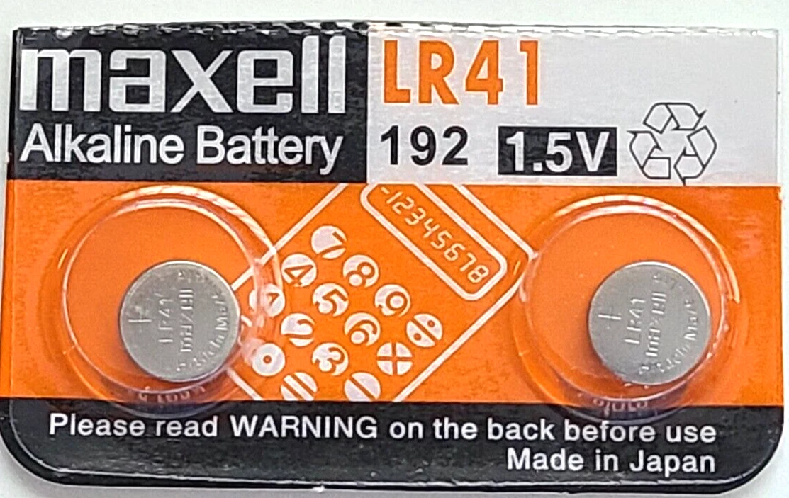 Varta F21 6 Batterie Maxell LR41 AG3 392A Alcaline - Per Orologi - Foto 9