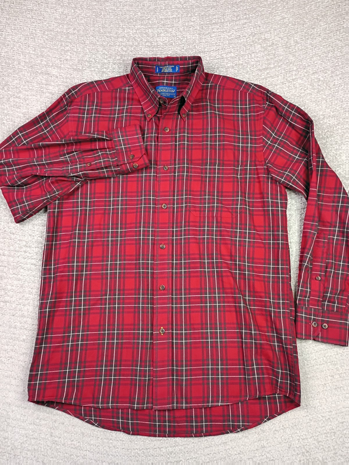 Pendleton Men’s Medium Merino Wool Button Shirt C… - image 2