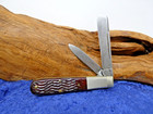 VTG 1972 CASE 6205R RED BONE ONE ARM MAN FOLDING KNIFE. SUPER NICE!