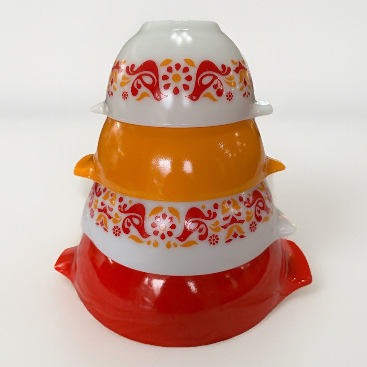 Pyrex Friendship Nesting Cinderella Mixing Bowls Full Set: 441