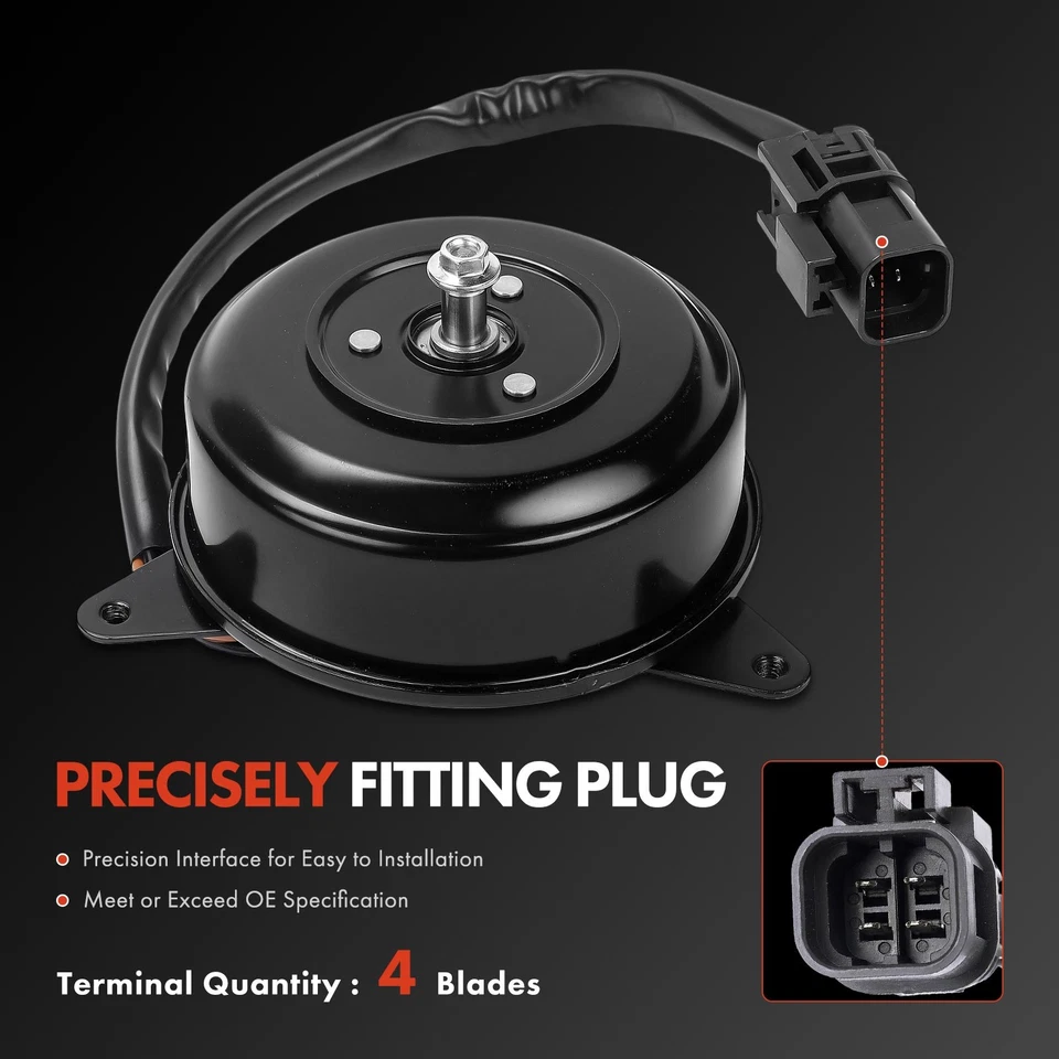 Motor ventilador condensador aire acondicionado conductor para Nissan Sentra 1987-1998 200SX INFINITI G20 Foto 2 de 4