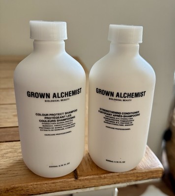Grown Alchemist DETOX SHAMPOO & VOLUME CONDITIONER  Full Size 6.76 FL OZ Each