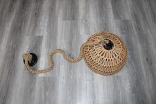 Deckenlampe Rattan Pendelleuchte Hängeleuchte  Lampe LED geeignet