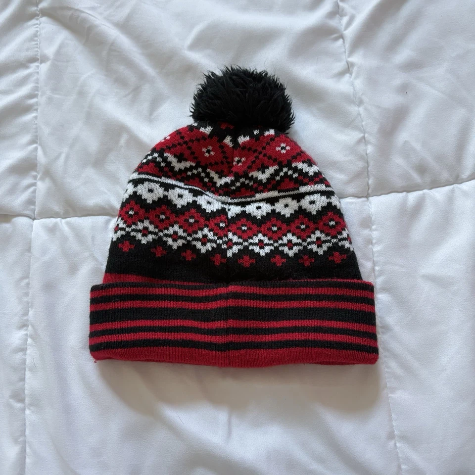 Gorro Spiderman Marvel Juvenil Adulto Cómic Invierno Tejido Sombrero Rojo Negro Foto 4 de 4