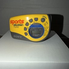 Sony Sports Walkman AM/FM Radio Exercise SRF-M78 w/ Armband Tested Working