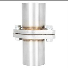 Yrag-part Exhaust Pipe Connector 2.25 Inch 2 Bolts Quick Fix Exhaust Bolt