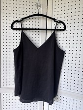Express V Neck Back Camisole Tank Top Blouse Women's M Office Career Layering