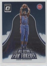 2017-18 Panini Donruss Optic All Clear for Takeoff Andre Drummond #3 c4q