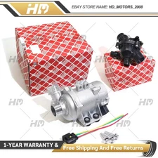 FEBI Electric Water Pump +Thermostat Kit FOR BMW 328i 528i 530xi 525xi X3 X5