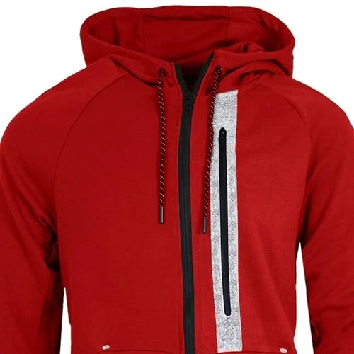 GALAXY HARVIC R.P. MODERN FULL ZIP TECH FLEECE HOODIE JOGGER 3XL - HEATHER GRAY Foto 4 de 4