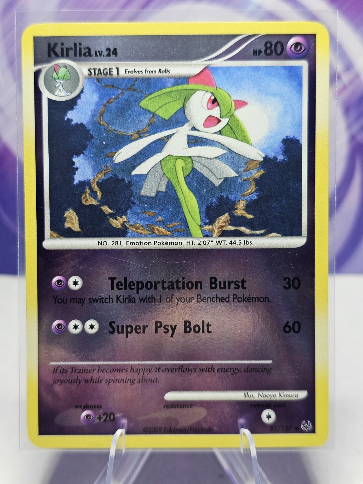 2009 Pokémon TCG Platinum Kirlia Reverse Holo 51/127 LP