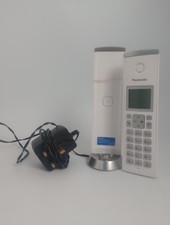 Panasonic KX-TGK220E Cordless Phone White Landline Home Phone