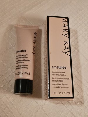 Mary Kay Timewise Luminous Wear Liquid Foundation Ivory 6 Ivoire NIB 038702